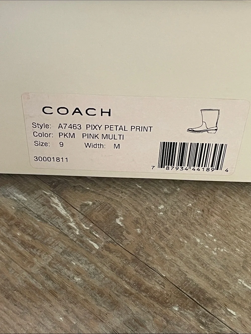 Coach tall rain